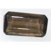 Image 1 : 35.60 CARAT SMOKEY TOPAZ VERY LARGE BEAUTIFUL EMERALD CUT STONE *MINED IN COLORADO*!!