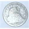 Image 1 : 1839 RARE SEATED LIBERTY SILVER DIME RED BOOK VALUE IS $25.00+ *NICE EARLY SILVER DIME*!!