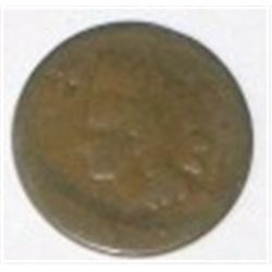 1874 INDIAN HEAD PENNY RED BOOK VALUE IS $25.00+ *RARE EARLY KEY DATE*!! COIN CAME OUT OF SAFE!!