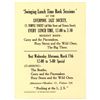 Image 1 : Original Beatles handbill for the 'Swinging Lunch Time Sessions'