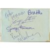Image 1 : The Beatles Autographed Album Page