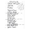 Image 1 : Bob Dylan Autographed Set List