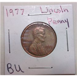 1977 BU Lincoln cent