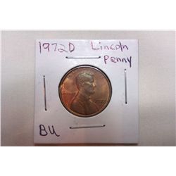 1972D BU Lincoln Cent