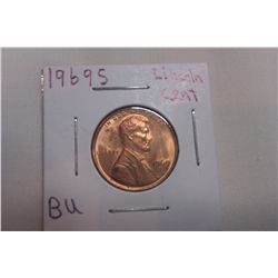 1969S BU Licoln Cent