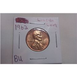 1962 BU Licoln Cent