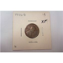 1926D XF Wheat Cent