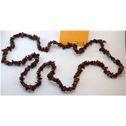 Natural Poppy Stone Chip Necklace