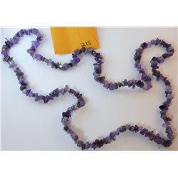 Natural Amethyst Chip Necklace