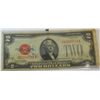 1928 Red Stamp $2 bill  **Excellent Condition**