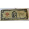 Image 1 : 1928 Red Stamp $2 bill