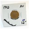 1942 New Foundland One Cent AU