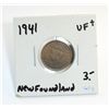 1941 New Foundland One Cent VF+