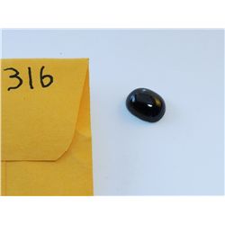 Black Star Sapphire from India 4.25 carat **Cabochon cut**   Beautiful Gemstone
