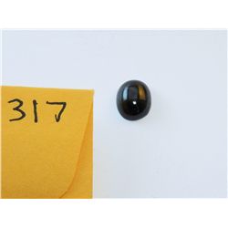 Black Star Sapphire from India 3.85 carat **Cabochon cut**   Beautiful Gemstone