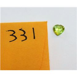 Peridot .65 carat ***Beautiful Stone with Heart Shaped Cut***