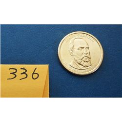2011 D James Garfield $1 Coin