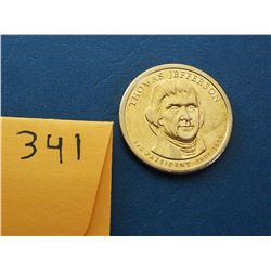 2007 D Thomas Jefferson  $1 Coin
