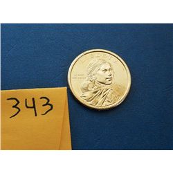 2010 D Sacagawea Obverse , Haudenosaunee Reverse  $1 Coin