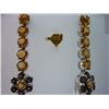 Image 1 : 33.00 CTW SMOKEY TOPAZ AND CITRINE EARRING .925 STERLIN