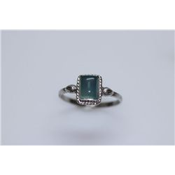 9.95 CTW CALZEDONIA RING .925 STERLING SILVER