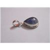 18.25 CTW TANZANITE PENDANT .925 STERLING SILVER