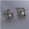 Image 1 : CLASSIC LAVENDER PEARL CZ EARRINGS; AUTHENTIC PHILIPPIN
