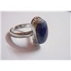 Image 1 : 30.75 CTW LAPIS RING .925 STERLING SILVER
