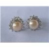 Image 1 : HEART CZ PEACH PEARL SILVER