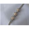 Image 1 : BUTTERFLY CZ PEACH PEARL SILVER BRACELET***METAL: SILVE