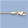 Genuine 16" 14k  Gold-Yellow  1.3mm Double Bead Chain