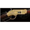 Image 4 : OUTSTANDING DELUXE ENGRAVED WINCHESTER MODEL 1866 LEVER ACTION RIFLE.