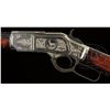 Image 3 : RARE HALF NICKEL FACTORY ENGRAVED WINCHESTER MODEL 1873 LEVER ACTION RIFLE.