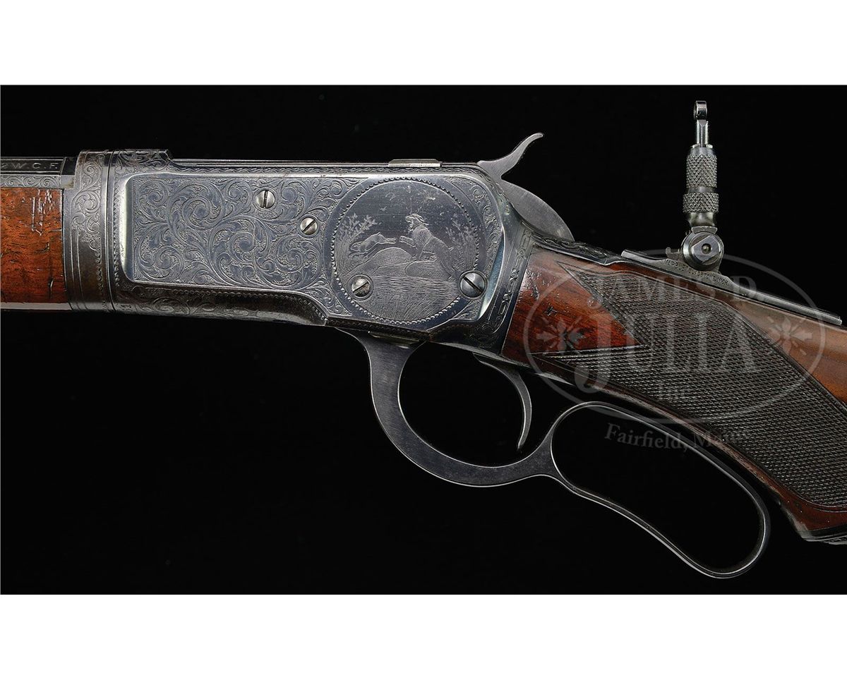 *VERY RARE FACTORY ENGRAVED TAKEDOWN WINCHESTER MODEL 1892 LEVER ACTION