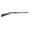Image 1 : RARE DELUXE SECOND MODEL WINCHESTER 1873 LEVER ACTION RIFLE.