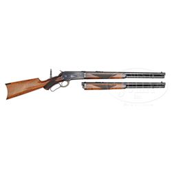 *EXTREMELY RARE DELUXE TAKEDOWN WINCHESTER MODEL 1886 LEVER ACTION RIFLE FACTORY 2-BARREL SET.