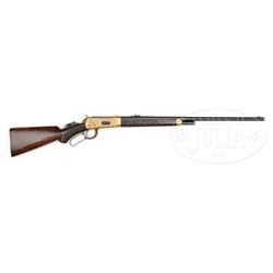 *EXTRAORDINARILY RARE SPECIAL ORDER ENGRAVED DELUXE WINCHESTER MODEL 1894 LEVER ACTION RIFLE INSCRIB