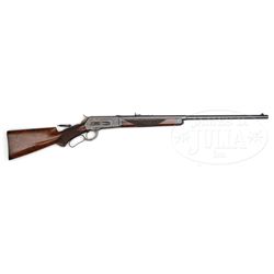 RARE SPECIAL ORDER DELUXE WINCHESTER MODEL 1886 LEVER ACTION RIFLE.