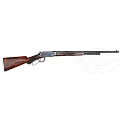 RARE DELUXE WINCHESTER SPECIAL ORDER EXTRA LIGHTWEIGHT MODEL 1894 TAKEDOWN LEVER ACTION SHORT RIFLE.