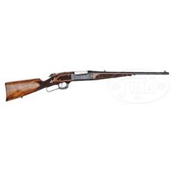 *RARE SAVAGE MODEL 1899 VICTOR GRADE DELUXE ENGRAVED FEATHERWEIGHT TAKEDOWN LEVER ACTION RIFLE.