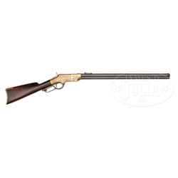 SCARCE CIVIL WAR INSCRIBED HENRY MODEL 1860 LEVER ACTION RIFLE.