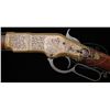 Image 3 : EXTRAORDINARY NIMSCHKE STYLE ENGRAVED WINCHESTER MODEL 1866 SADDLE RING CARBINE.