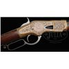 Image 4 : EXTRAORDINARY NIMSCHKE STYLE ENGRAVED WINCHESTER MODEL 1866 SADDLE RING CARBINE.