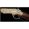 Image 3 : FINE ENGRAVED WINCHESTER MODEL 1866 LEVER ACTION RIFLE.