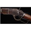 Image 3 : SCARCE WINCHESTER MODEL 1873 LEVER ACTION RIFLE WITH 7-LEAF SIGHT.