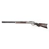 Image 2 : EXTRAORDINARILY RARE WINCHESTER MODEL 1876 1 OF 1000 DELUXE LEVER ACTION RIFLE.