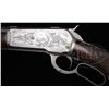 Image 3 : RARE DELUXE EARLY ENGRAVED PRESENTATION WINCHESTER MODEL 1886 LEVER ACTION RIFLE PRIZE GUN.