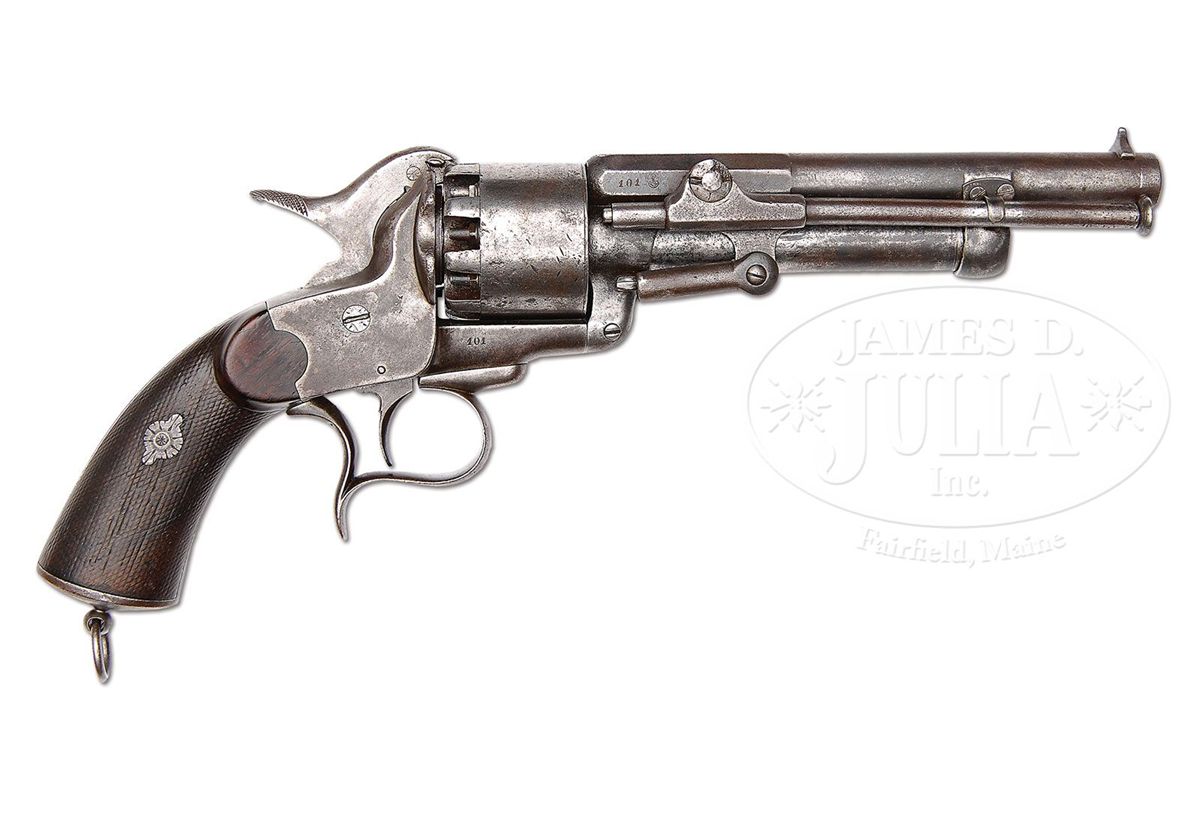 CONFEDERATE FIRST MODEL LEMAT GRAPESHOT REVOLVER.