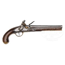 SIMEON NORTH 1808 NAVY FLINTLOCK PISTOL.