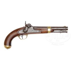 MODEL 1842 ASTON SINGLE SHOT MARTIAL PISTOL.